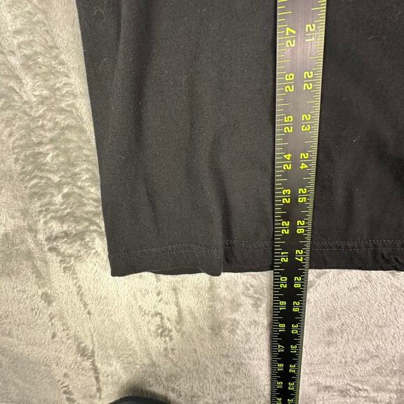 Quiksilver Black Blue Logo In Flames Surfing Graphic T-shirt Size Large - Picture 4 of 5